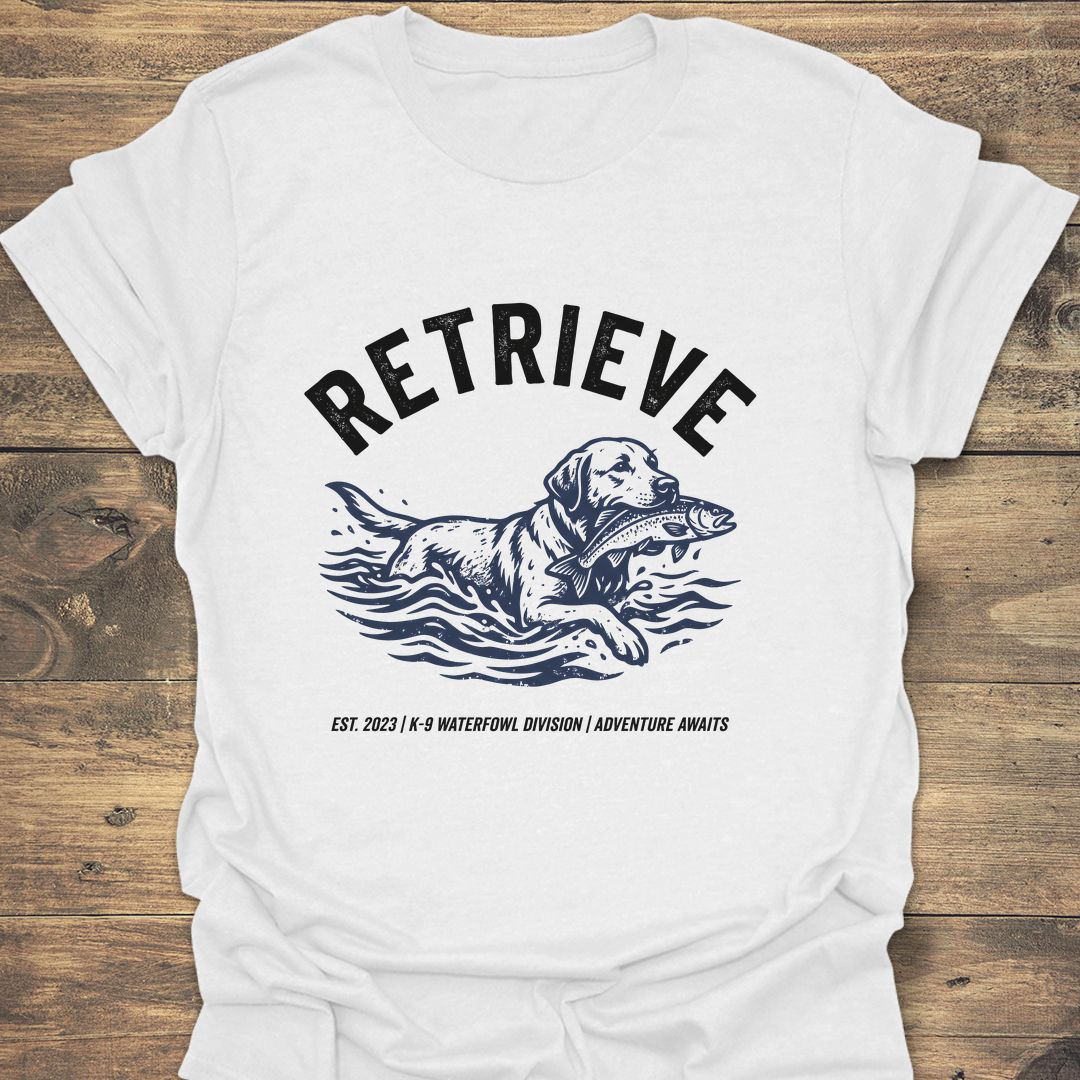 Retrieve Lab Trout - White t-shirt