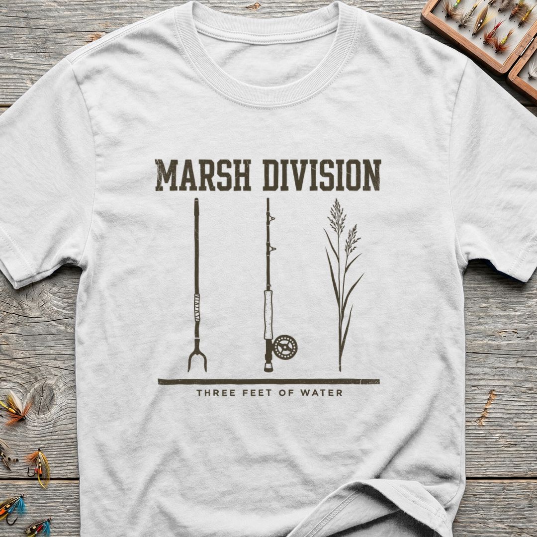 Marsh Division Three Feet - White t-shirt