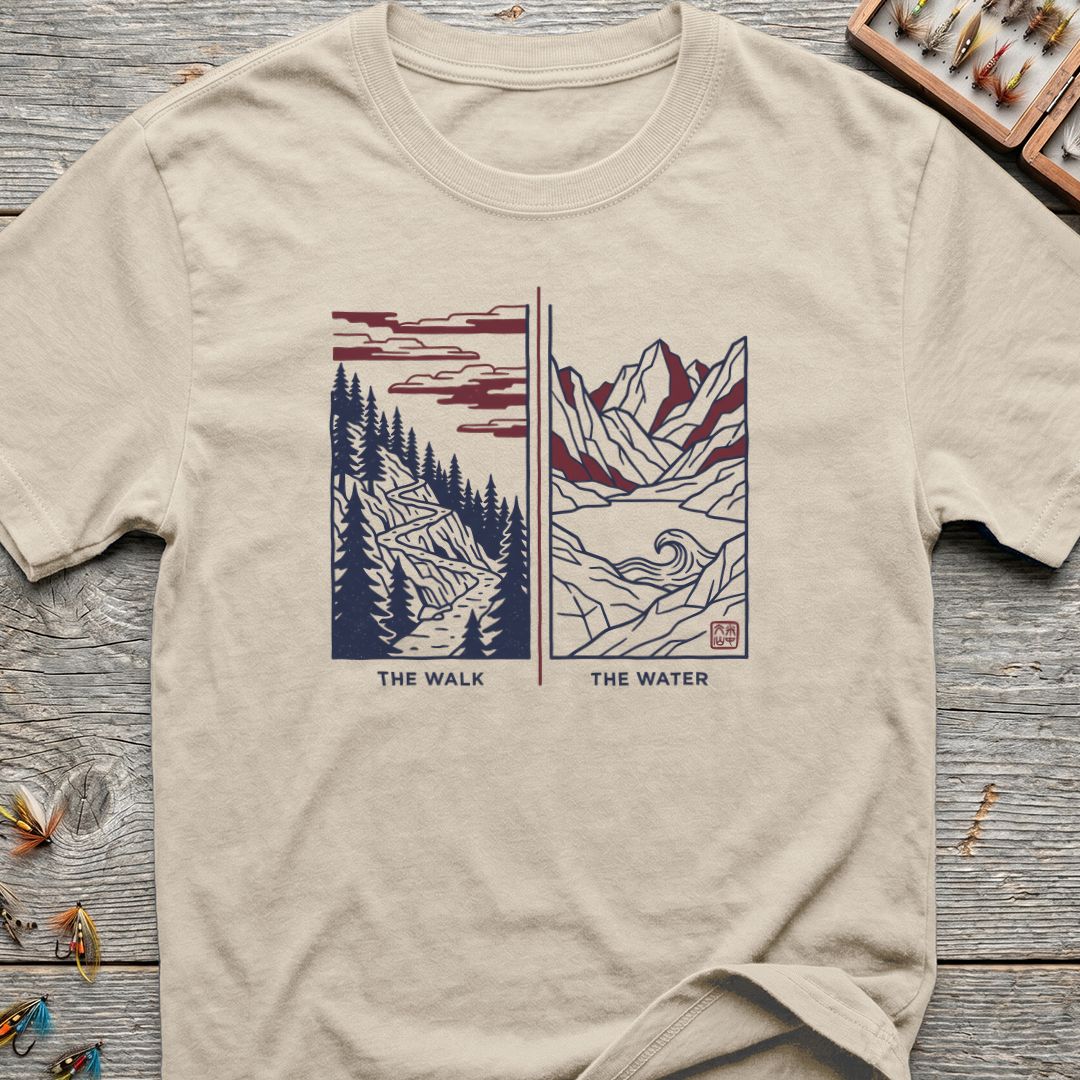 The Walk The Water - Natural t-shirt