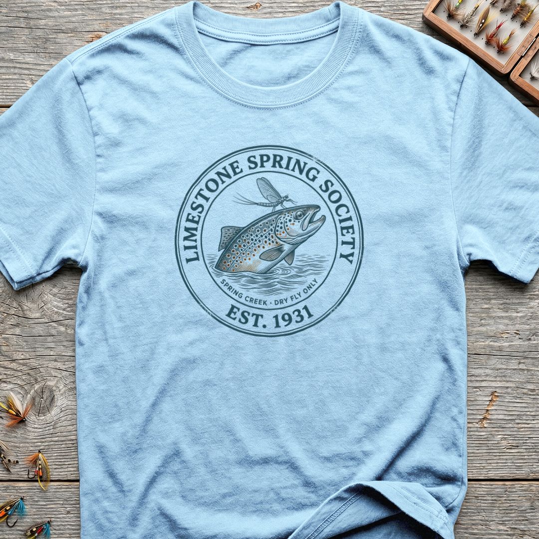 Limestone Spring Society - Light Blue t-shirt