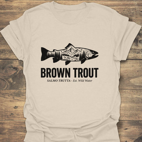 Brown Trout Salmo Trutta - Natural t-shirt