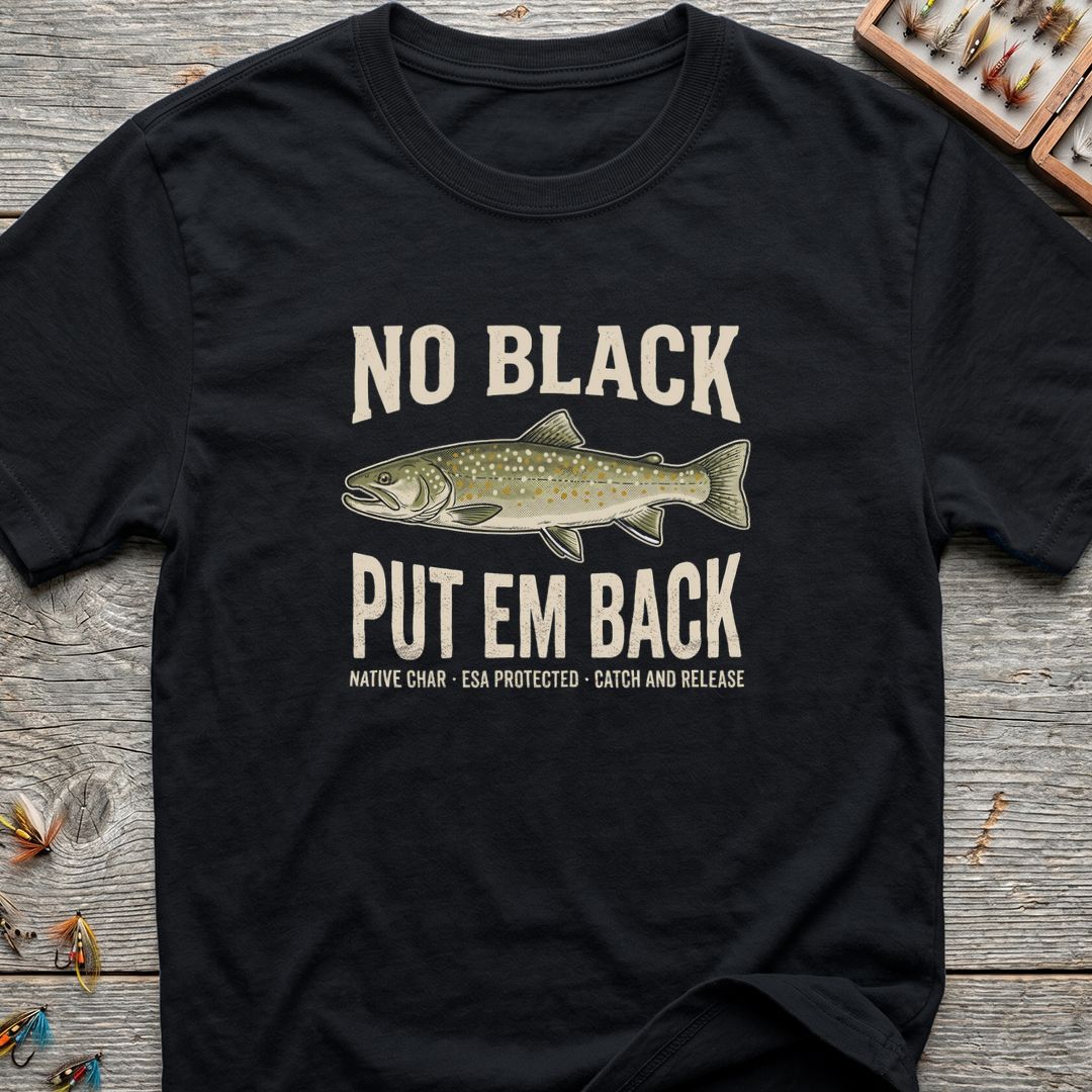 No Black Put Em Back - Black t-shirt