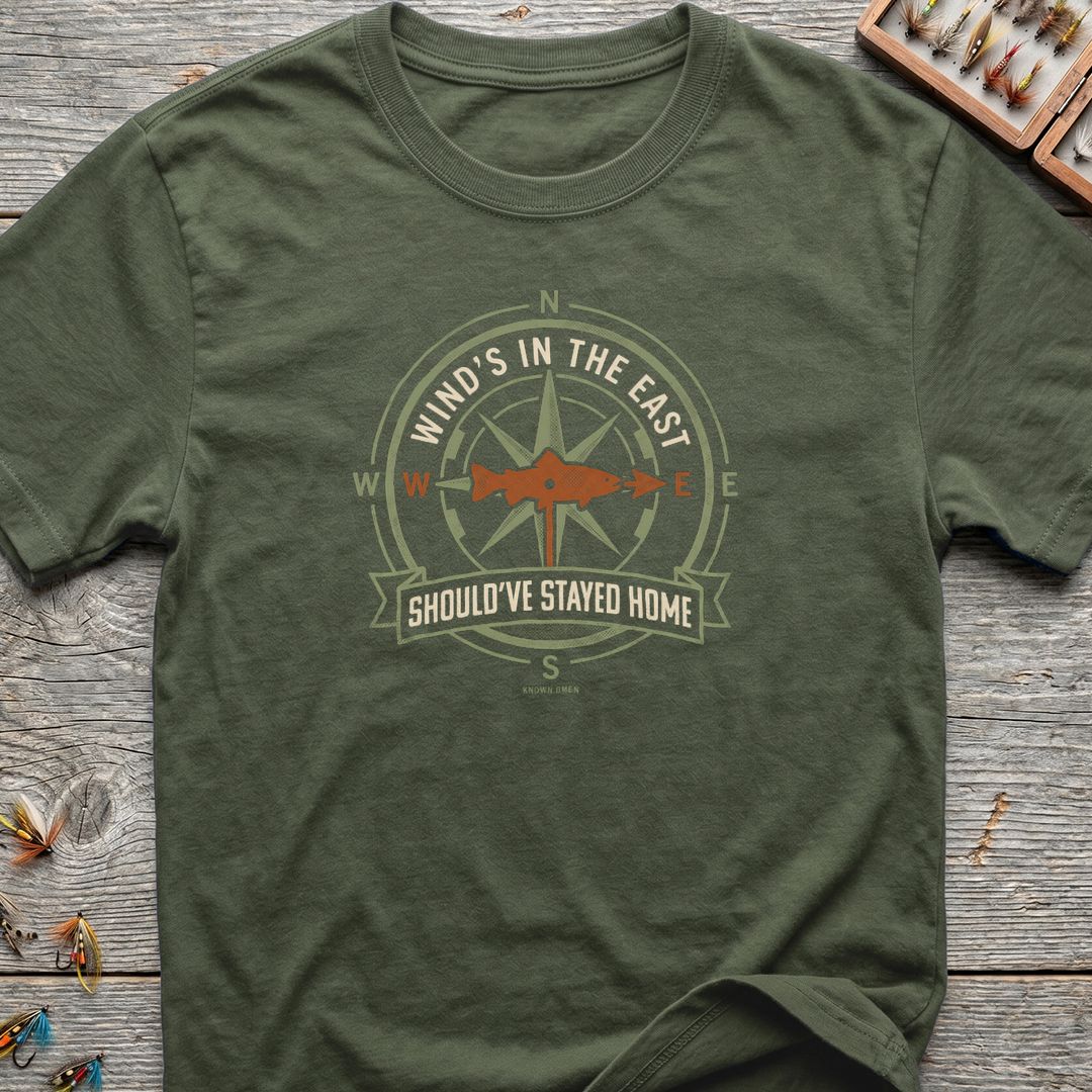 Wind's In The East - Military Green t-shirt