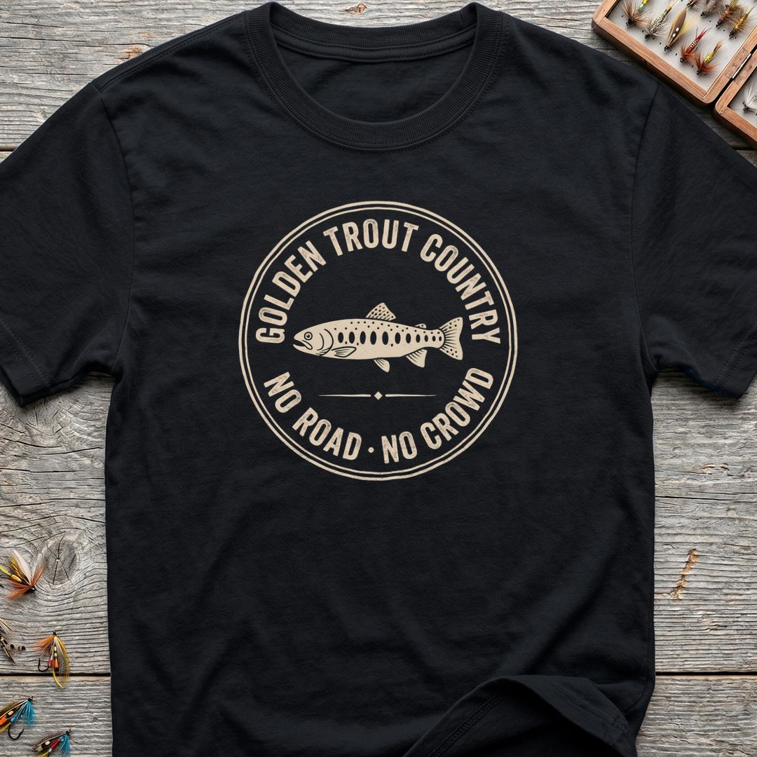 Golden Trout Country - Black t-shirt