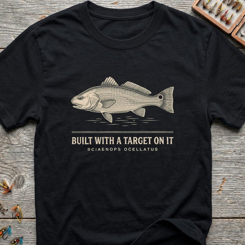 Built With A Target On - Black t-shirt