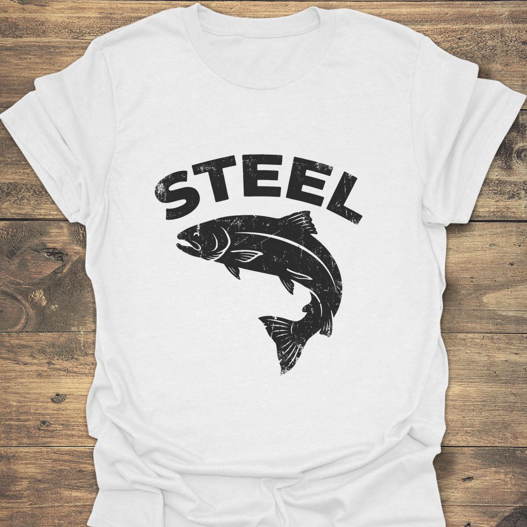 Steel Chrome Runner - White t-shirt