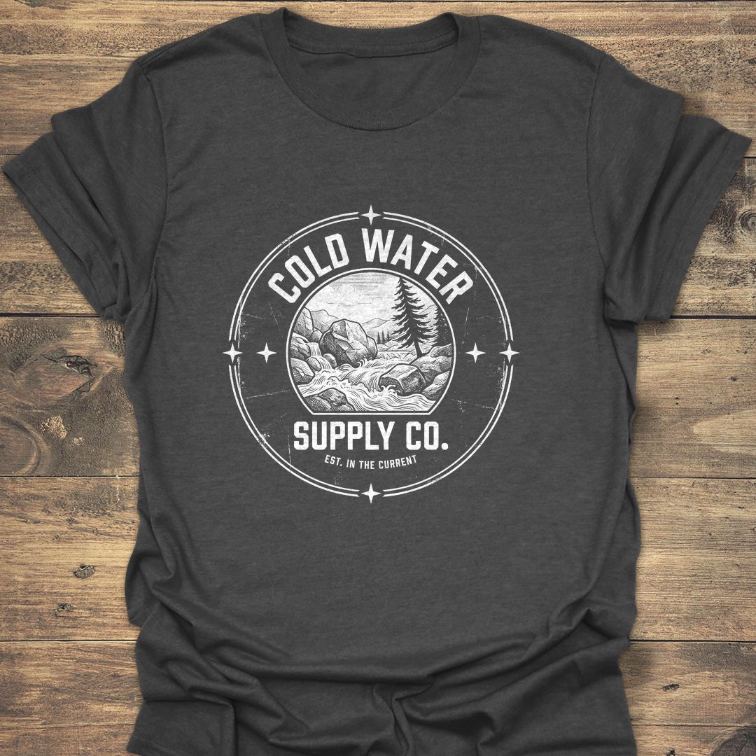 Cold Water Supply Co - Dark Heather t-shirt
