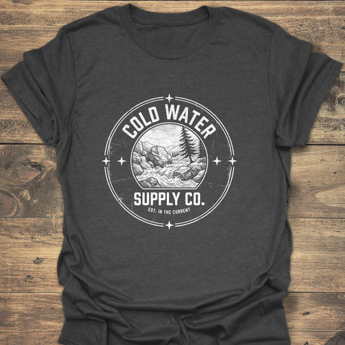 Cold Water Supply Co - Dark Heather t-shirt