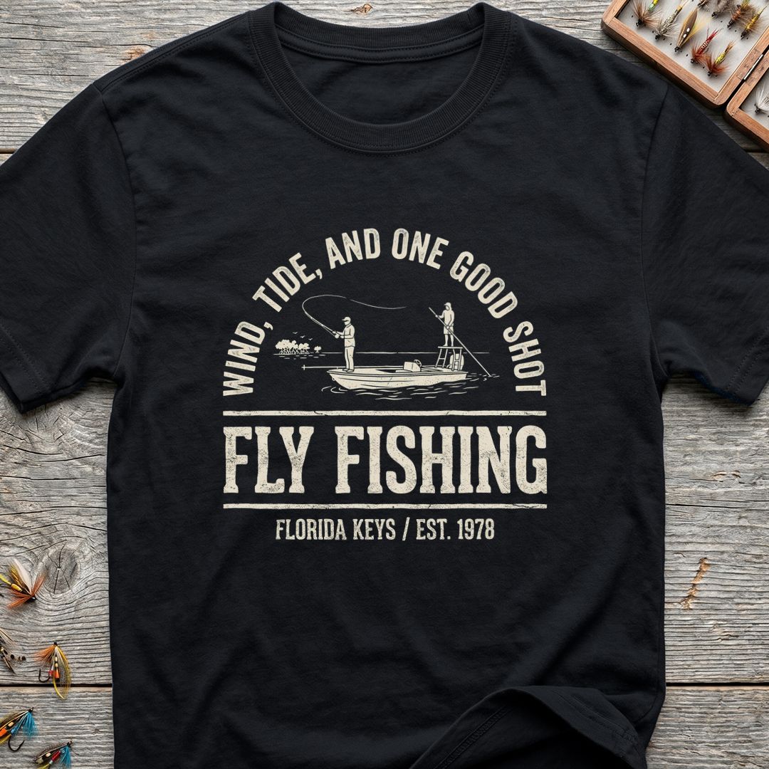 Wind Tide And One Good - Black t-shirt
