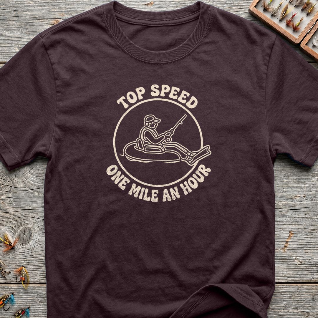 Top Speed One Mile An - Dark Chocolate t-shirt