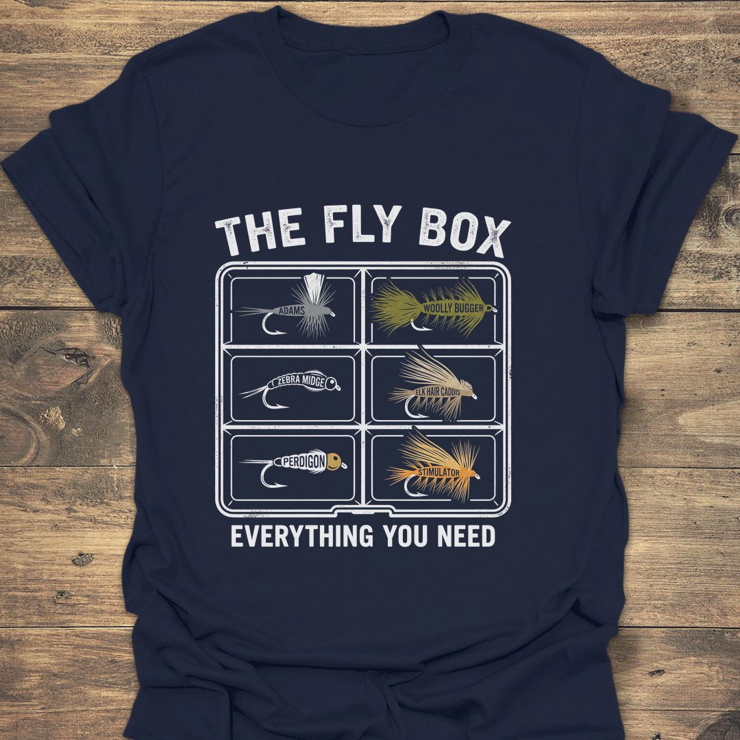 The Fly Box Everything You - Navy t-shirt