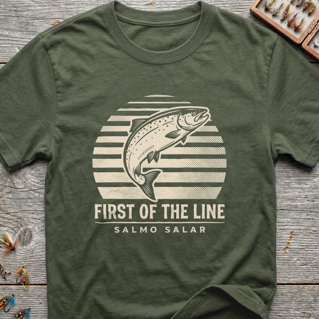 First Of The Line Salmo - Military Green t-shirt