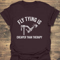 Cheaper Than Therapy - Dark Chocolate t-shirt