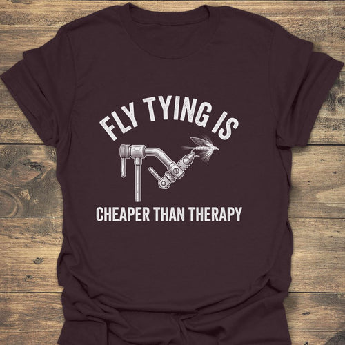 Cheaper Than Therapy - Dark Chocolate t-shirt