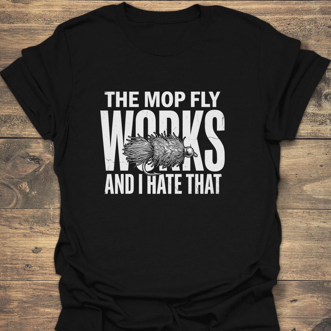 The Mop Fly Works - Black t-shirt