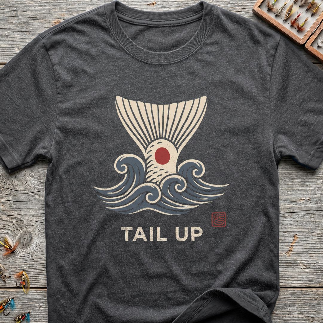 Tail Up - Dark Heather t-shirt