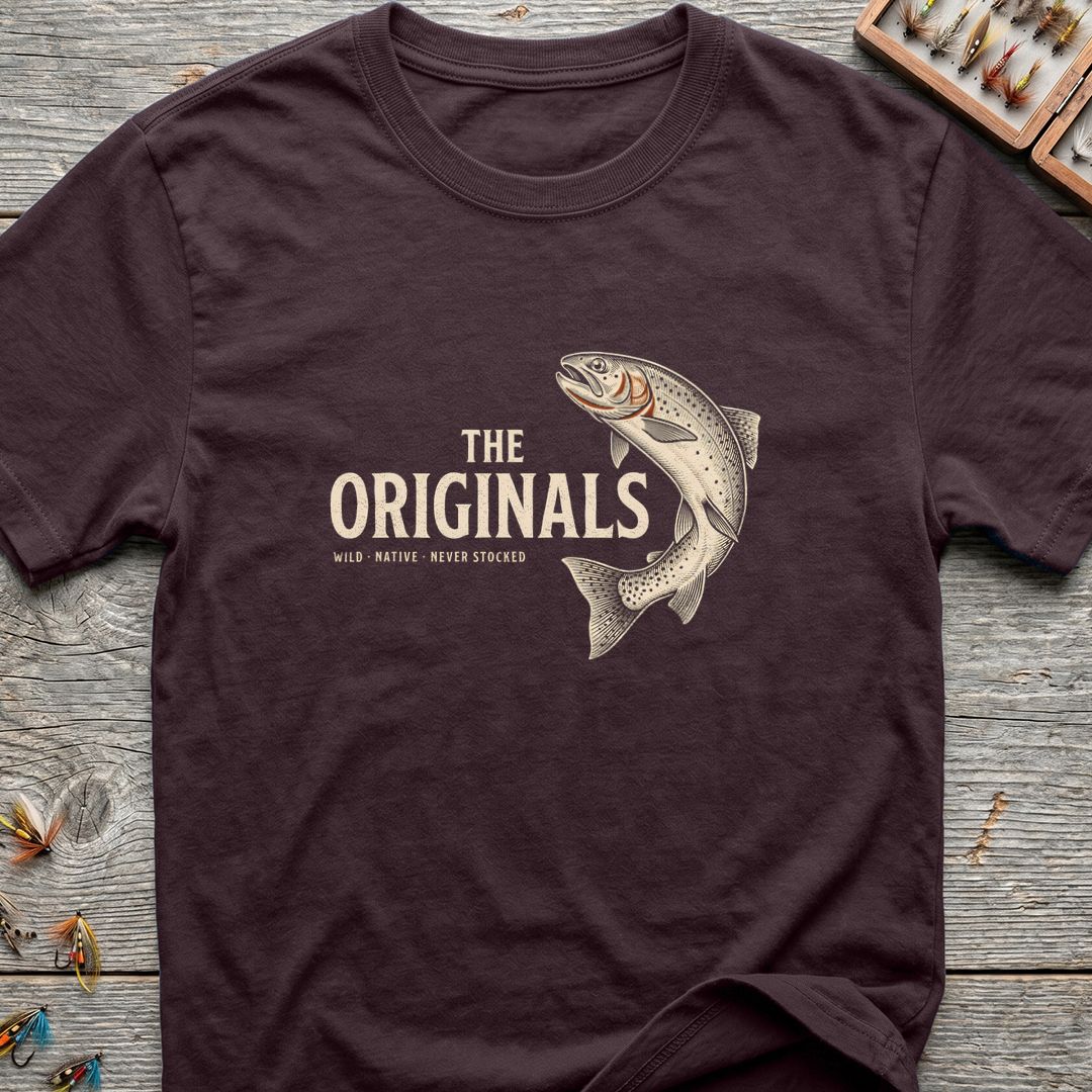 The Originals Wild Native Trout - Dark Chocolate t-shirt