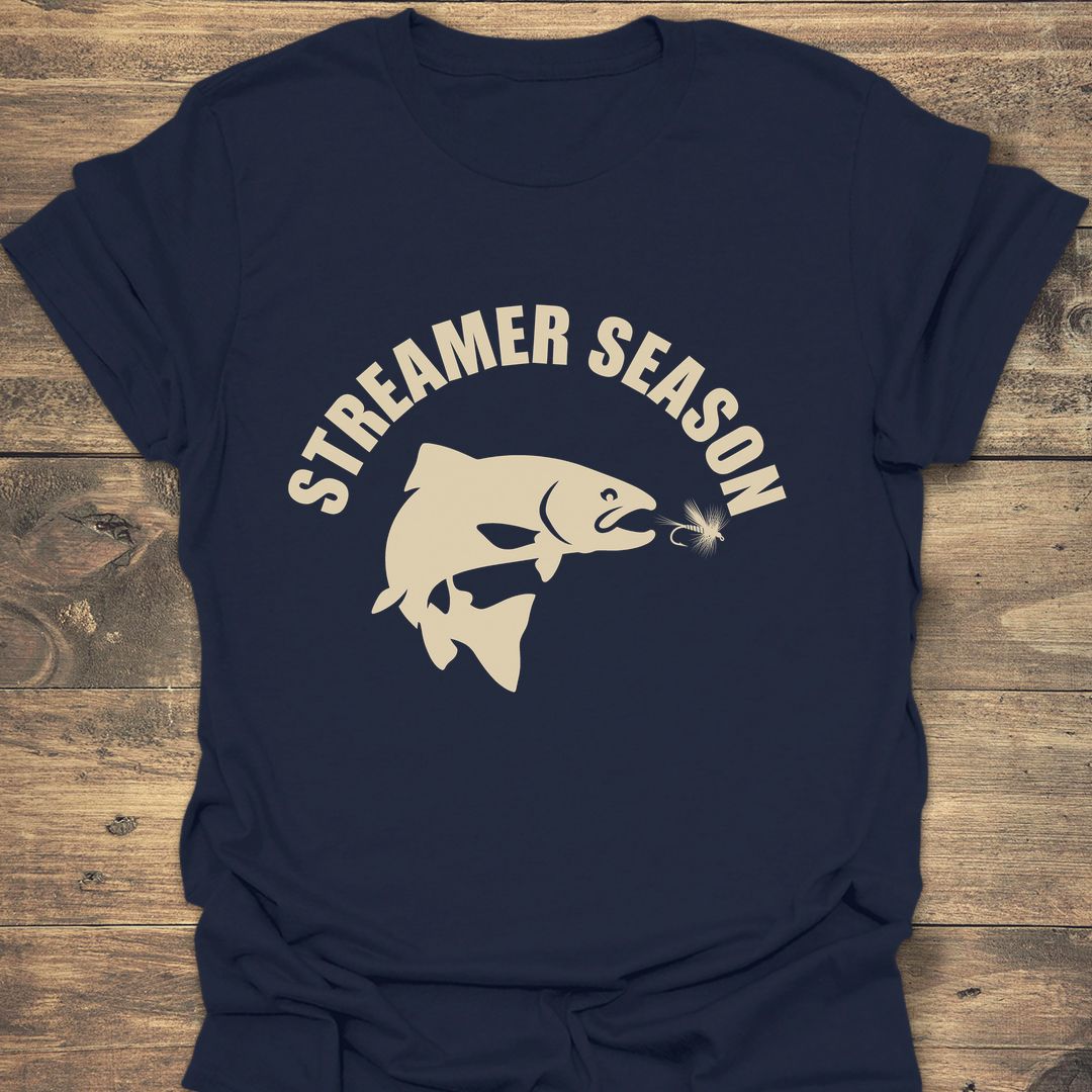 Streamer Season - Navy t-shirt