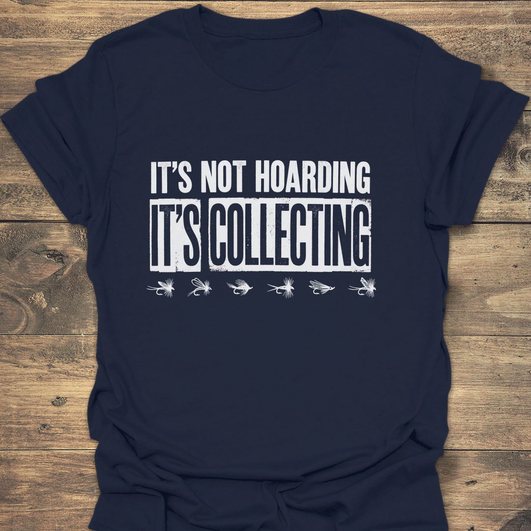 Not Hoarding It's Collecting - Navy t-shirt