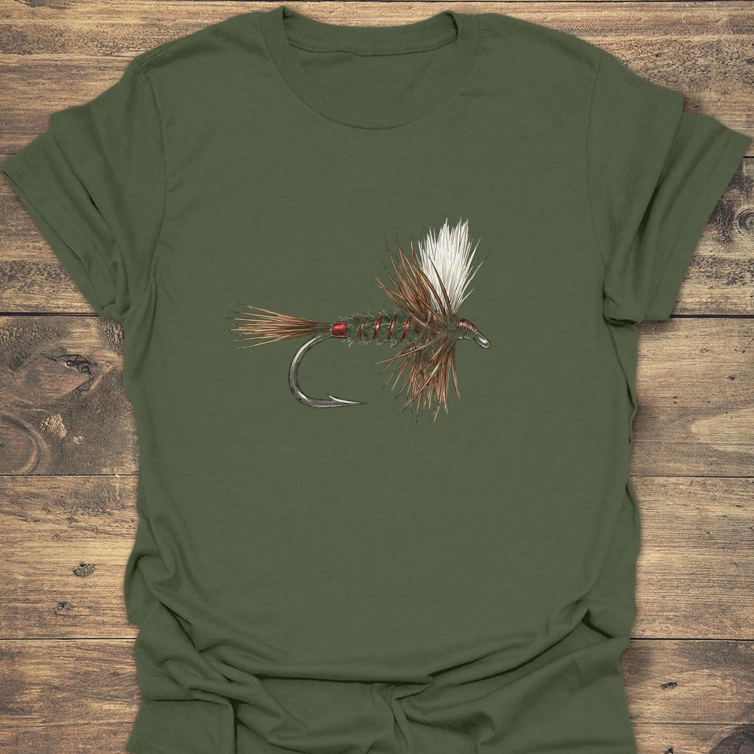 Royal Coachman Dry Fly - Military Green t-shirt