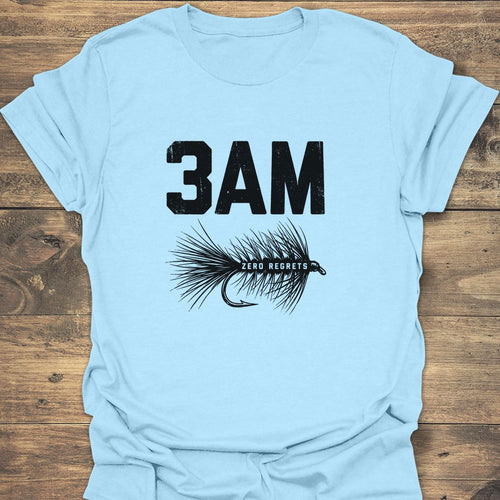 3AM Zero Regrets Dry Fly - Light Blue t-shirt