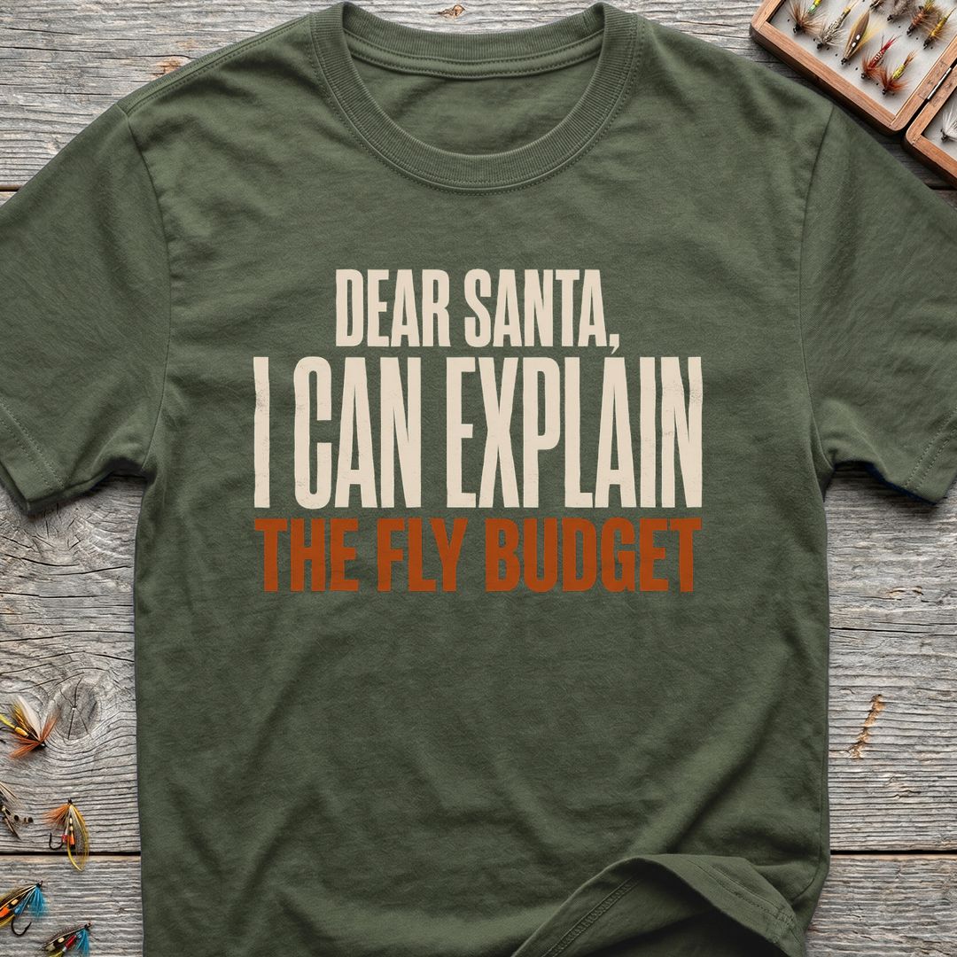 Dear Santa I Can Explain - Military Green t-shirt