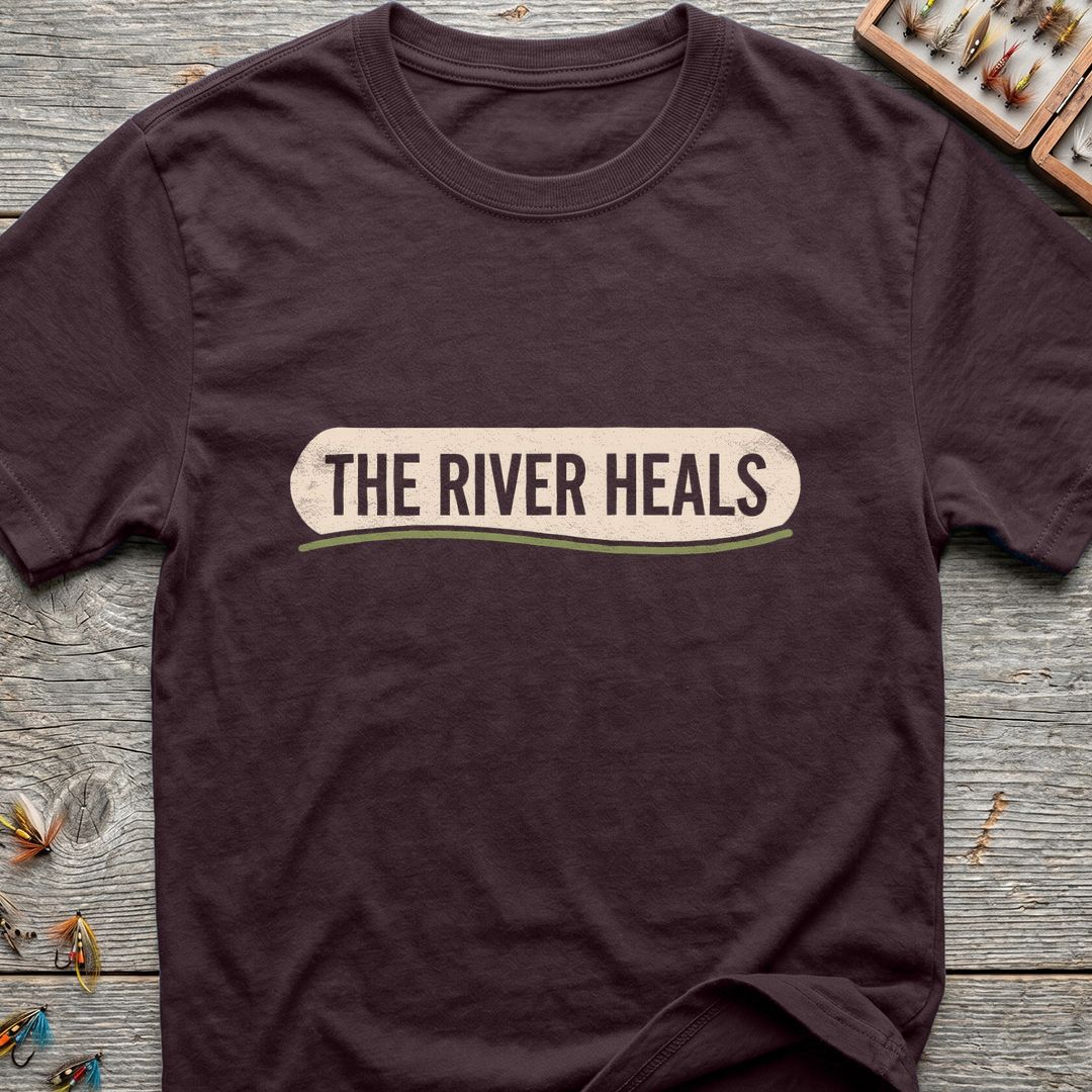 The River Heals - Dark Chocolate t-shirt