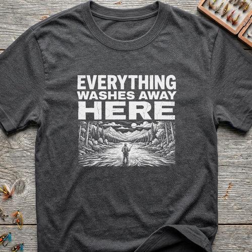- Dark Heather t-shirt