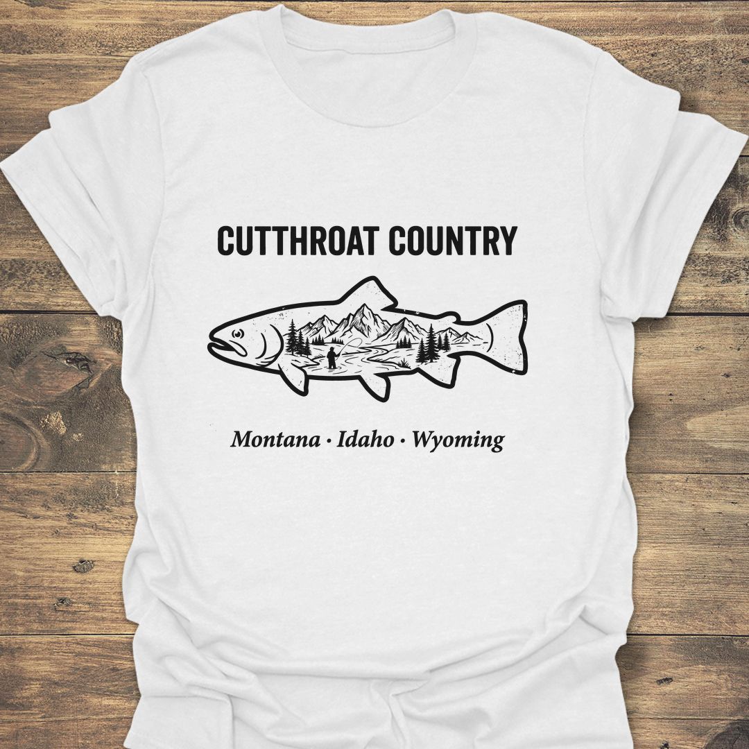 Cutthroat Country - White t-shirt