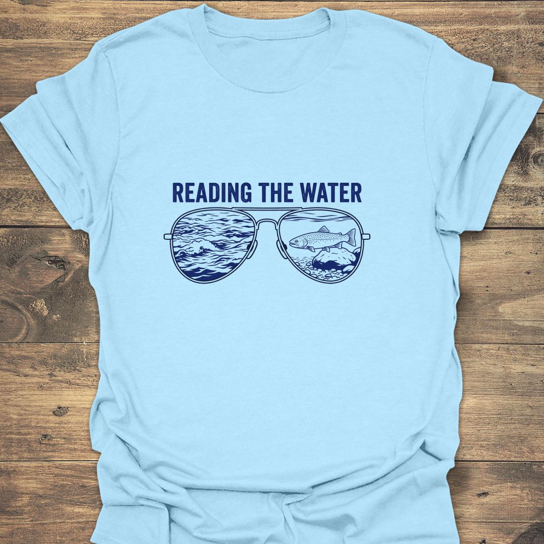 Reading The Water - Light Blue t-shirt
