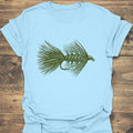 Woolly Bugger Streamer - Light Blue t-shirt