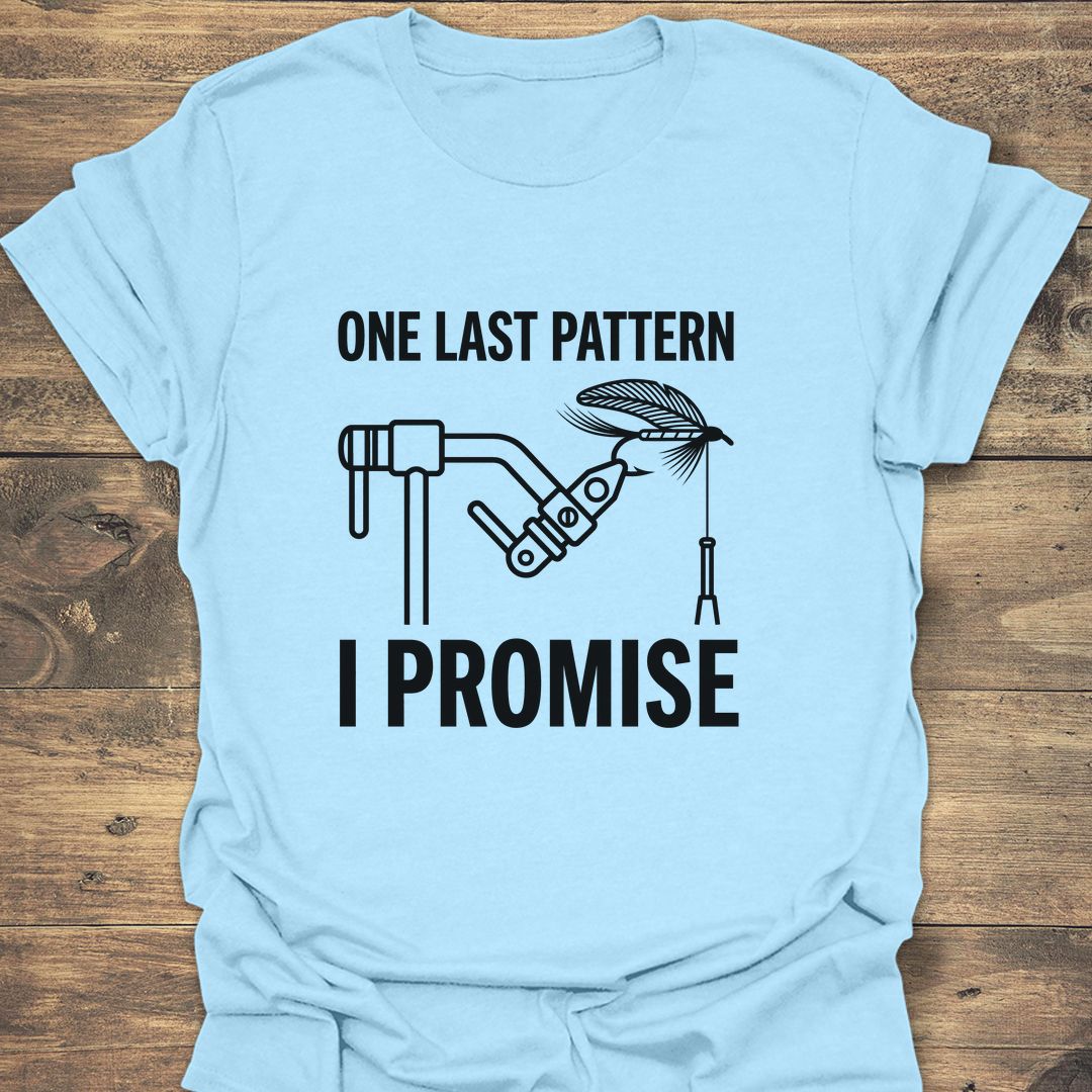 One Last Pattern I Promise - Light Blue t-shirt