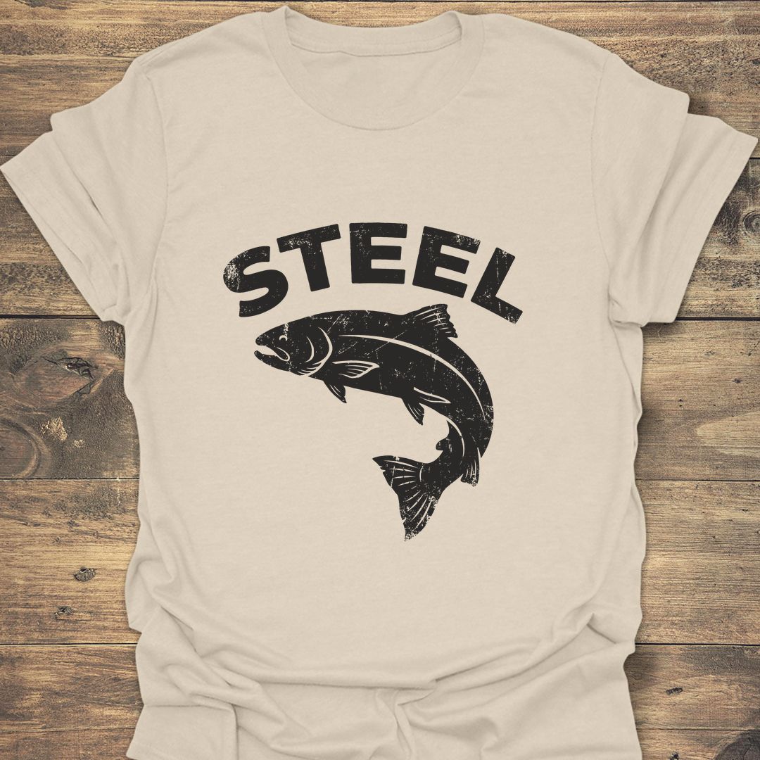 Steel Chrome Runner - Natural t-shirt