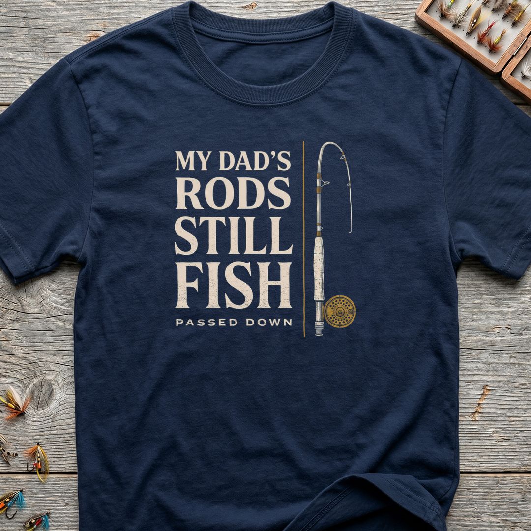 My Dad's Rods - Navy t-shirt