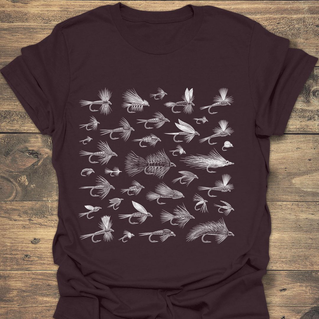 Fly Box Collection - Dark Chocolate t-shirt