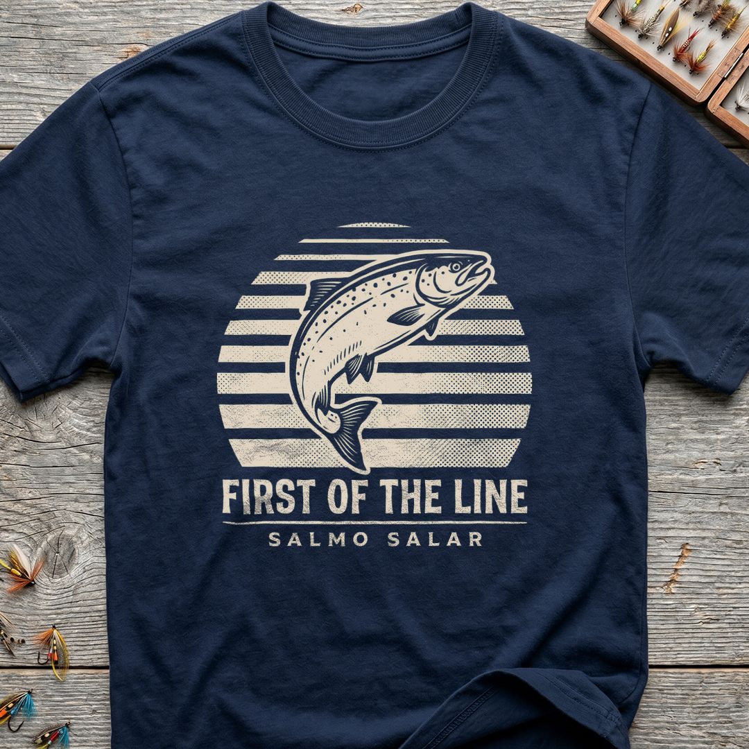 First Of The Line Salmo - Navy t-shirt