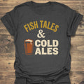 Fish Tales And Cold Ales - Dark Heather t-shirt