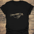 Bead Head Nymph Fly Art - Black t-shirt