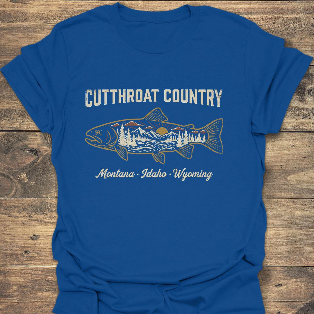Cutthroat Country - Royal t-shirt