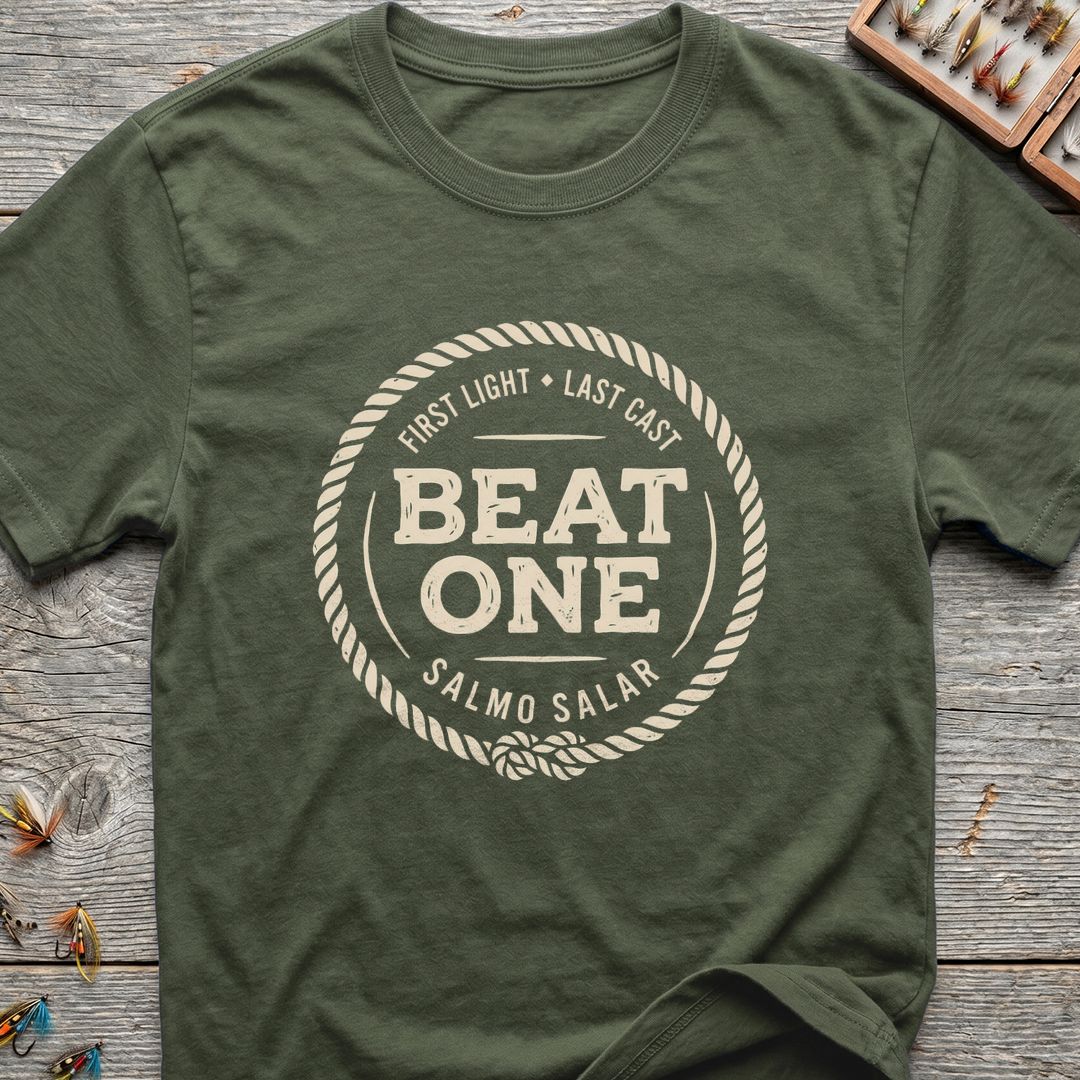Beat One Salmo Salar - Military Green t-shirt
