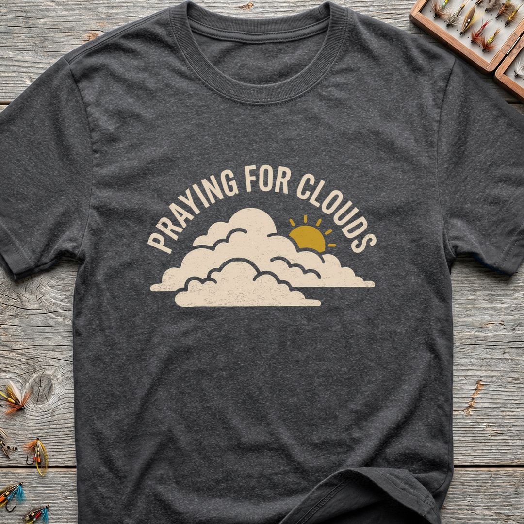 Praying For Clouds - Dark Heather t-shirt