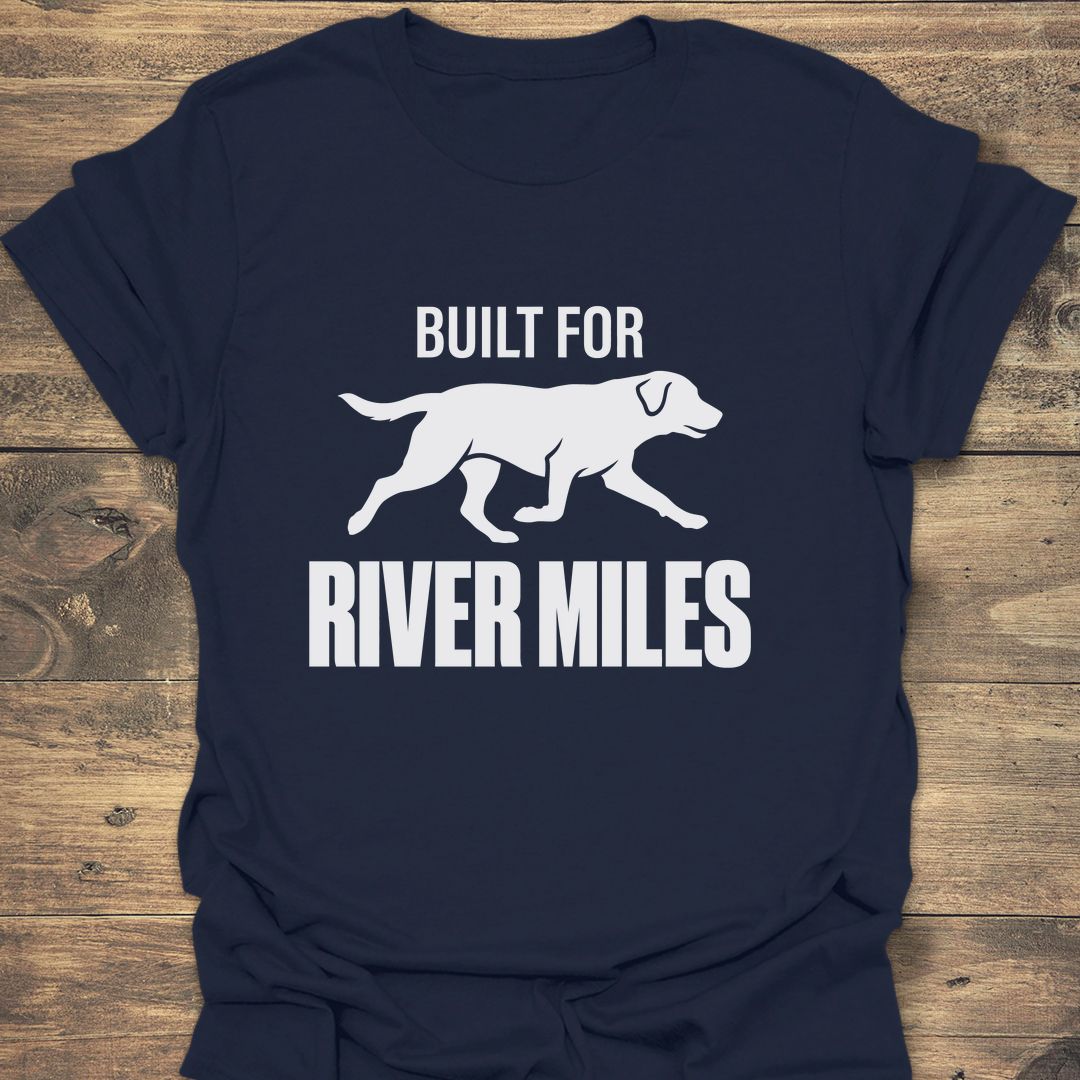 Built For River Miles - Navy t-shirt