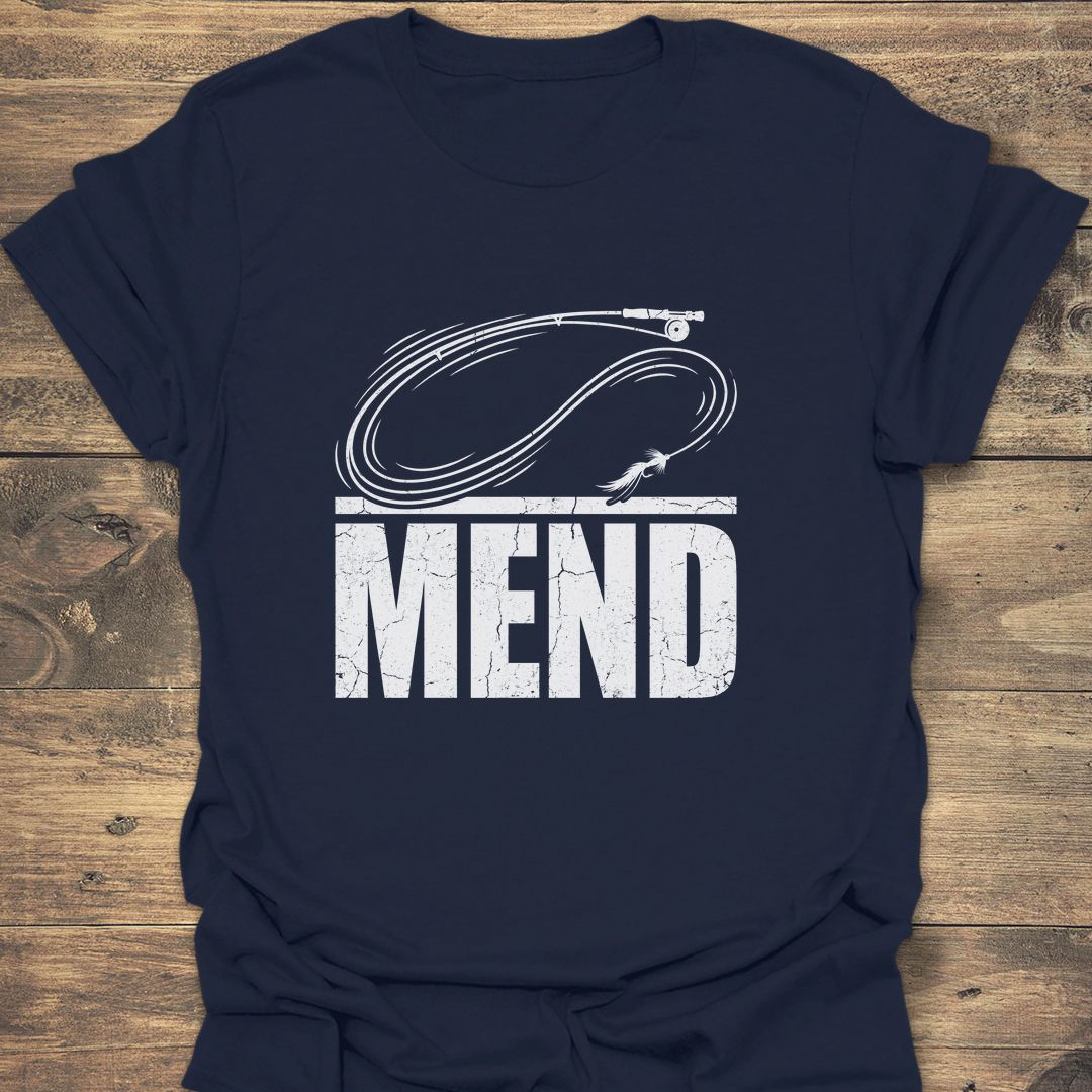 Mend the Line - Navy t-shirt