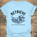 Retrieve Lab Trout - Light Blue t-shirt