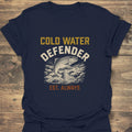 Cold Water Defender - Navy t-shirt