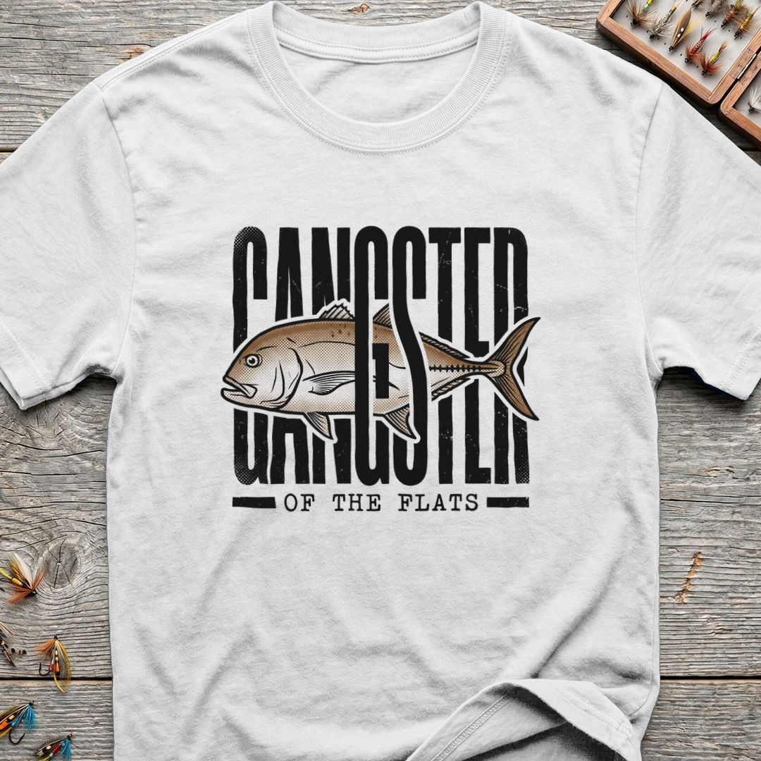 Gangster Of The Flats - White t-shirt
