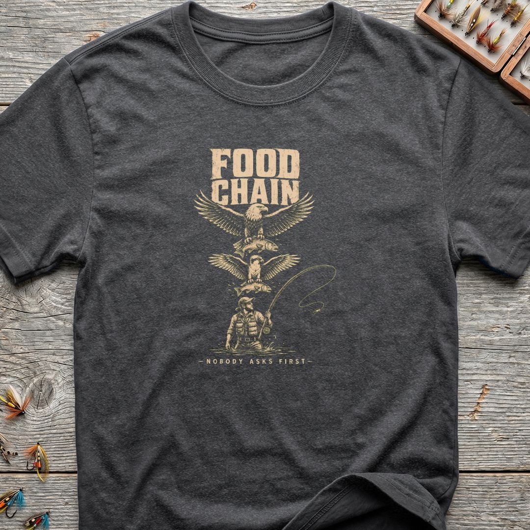 Food Chain - Dark Heather t-shirt