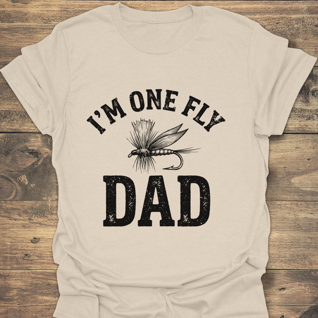 I'm One Fly Dad - Natural t-shirt