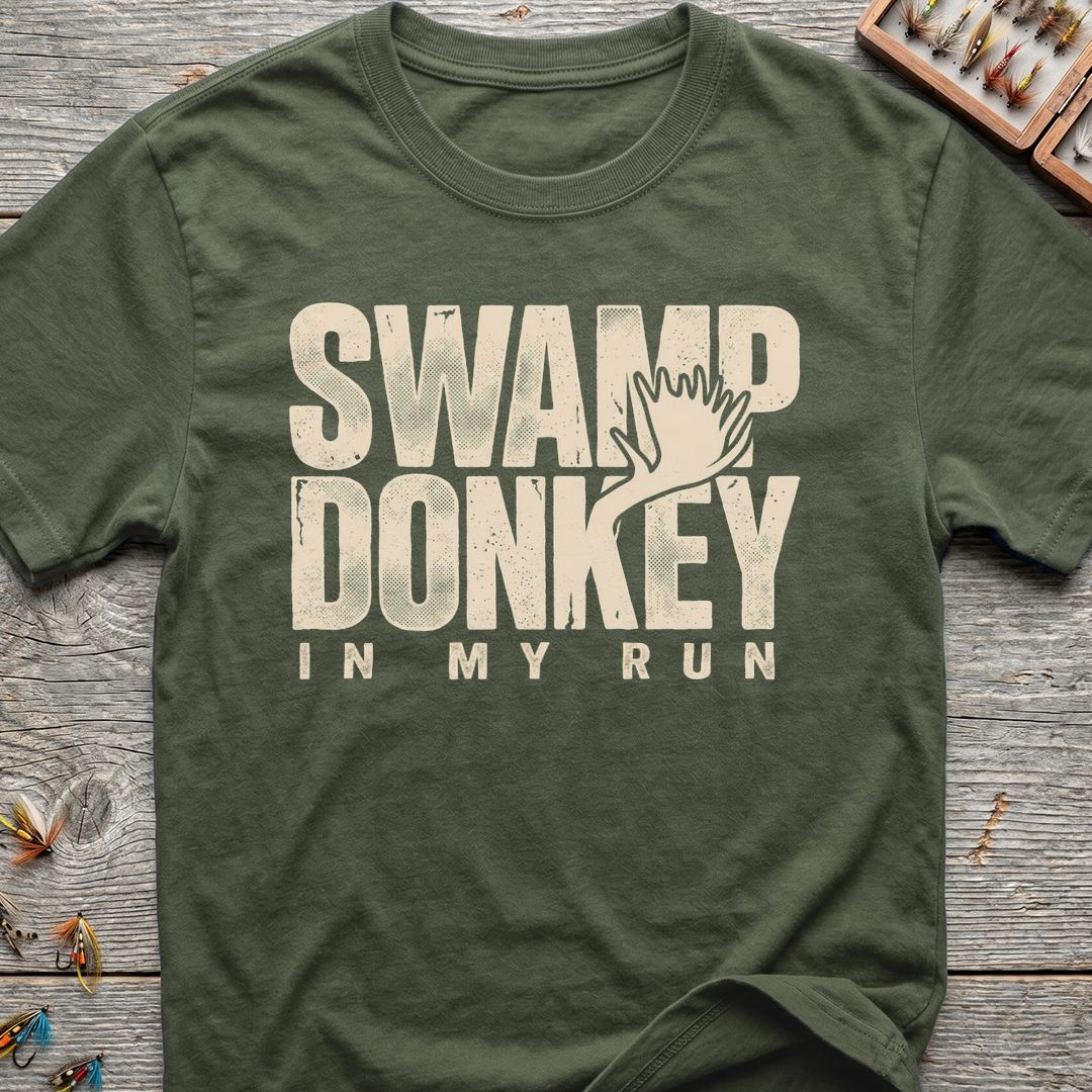 Swamp Donkey - Military Green t-shirt