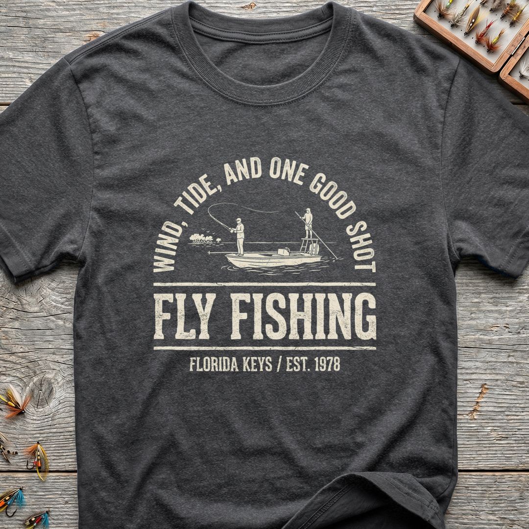Wind Tide And One Good - Dark Heather t-shirt